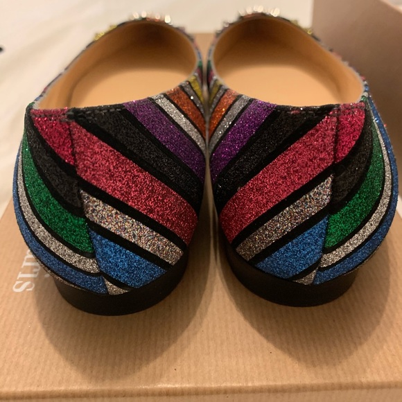 Christian Louboutin drama multicolor flats 38.5 - Picture 4 of 8